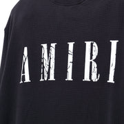 AMIRI BLACK DROP-SHOULDER SWEAT SHIRT