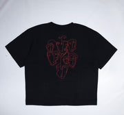 Graphic Black Drop-Shoulder Tee Shirt (DFF)