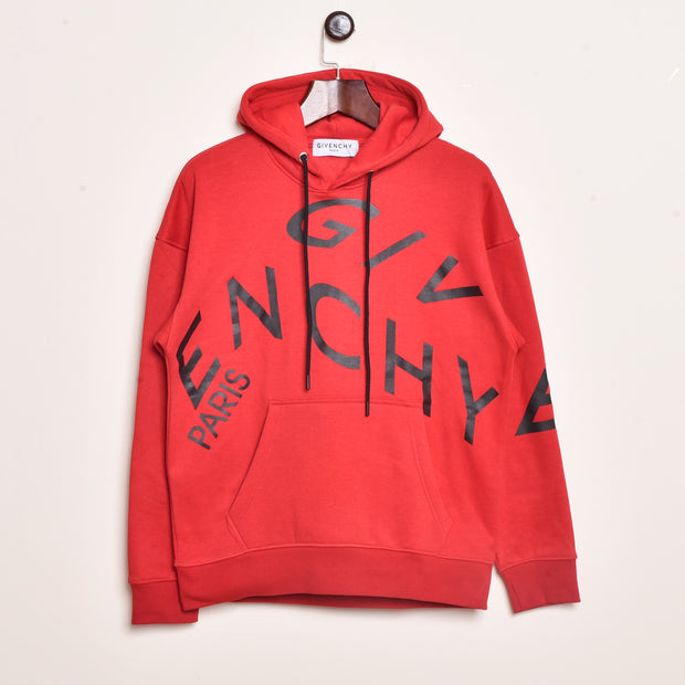 Red Hot Fashion: GIVENCHY PULL OVER RED HOODIE - Ultimate Urban Style