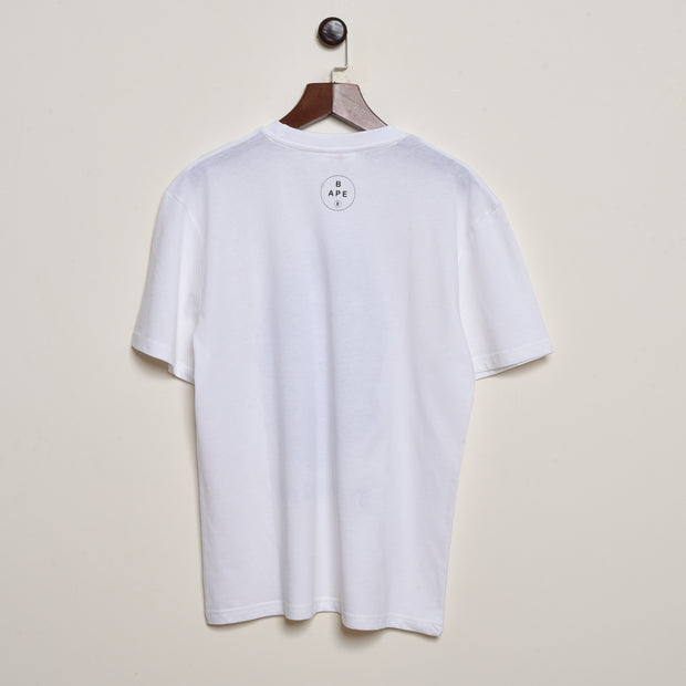 The BAPE Classic: Premium White Tee for Your Perfect Regular Fit