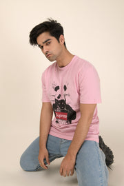 Supreme 'Wanted Panda' Soft Pink Tee Shirt | Regular Fit