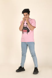 Supreme 'Wanted Panda' Soft Pink Tee Shirt | Regular Fit