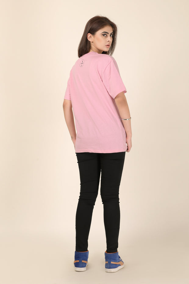 BAPE Classic Logo Tee in Soft Pink: A Perfect Regular Fit for Her.