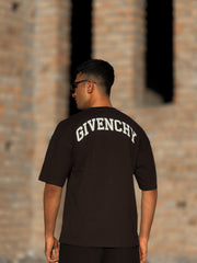 Givenchy Black Drop Shoulder Tee Shirt